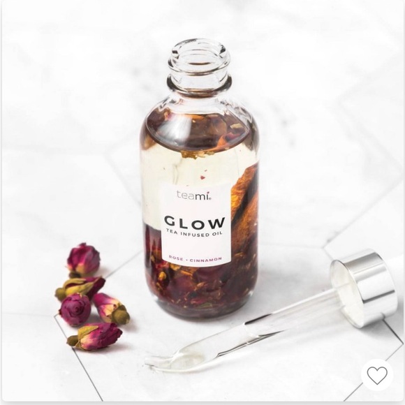 5 STAR teami Glow Tea Infused Oil NEW in Box. Rose + Cinnamon - Picture 7 of 9